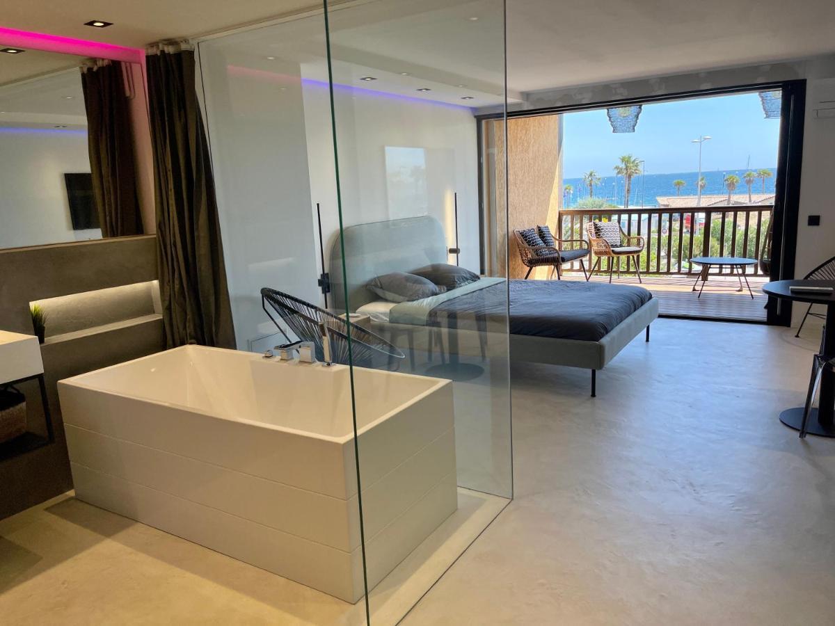 Appartement Neuf Climatise - Vue Mer Saint-Tropez - 50M Plage Et Port - Piscine Gassin Eksteriør bilde